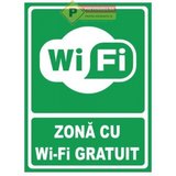 Indicator zona cu wi-fi gratuit